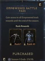 Empowered Battle Pass - Diablo Immortal bảo hành