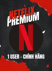 Tài khoản Netflix Premium Chính Hãng Việt Nam - 3 Tháng