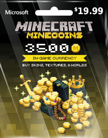 MINECRAFT MINECOIN PACK 3500 COINS USD19.99 (GLOBAL)