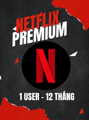 Netflix Premium for 1 User (12 Tháng)