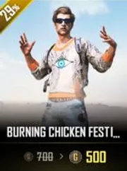 PUBG PC: Burning Chicken Festival Outfit Set 4