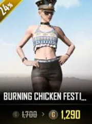 PUBG PC: Burning Chicken Festival Outfit Set 2