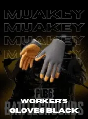 PUBG PC: Worker's Gloves Black