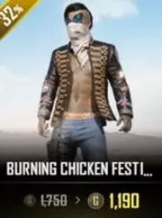 PUBG PC: BURNING CHICKEN FESTIVAL OUTFIT SET 3