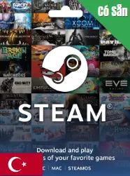 250 TL Steam Wallet Gift Card (Có Sẵn)