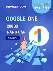 200GB Nâng Cấp Bộ Nhớ Google One - Google Drive Chính Chủ 12 Tháng