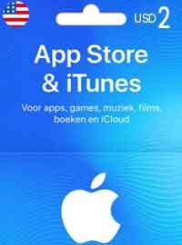 2 USD iTunes Gift Card Có sẵn