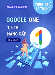 1TB Nâng Cấp Bộ Nhớ Google One - Google Drive Chính Chủ 12 Tháng