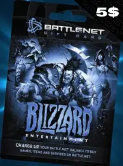 5 USD Battle.net Gift Card (Có sẵn)