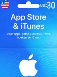 30 USD iTunes Gift Card Có sẵn