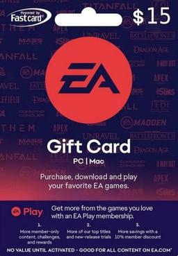 EA Play 15 USD Gift Card Key