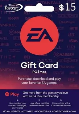 EA Play 15 USD Gift Card Key