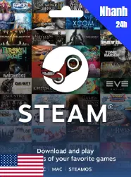 20 USD Steam Wallet Card Nhanh Đợi 15p - 24h