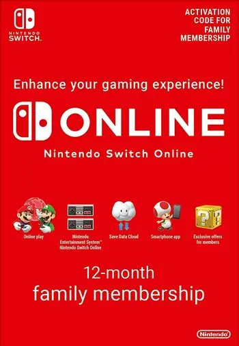 Nintendo Switch Online Family Membership - 12 Months eShop Key EUROPE