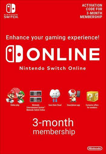 Nintendo Switch Online Membership - 3 Months eShop Key EUROPE