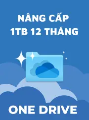 Nâng cấp OneDrive 1TB Dung Lượng 12 Tháng