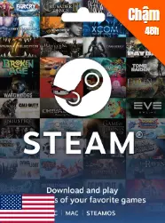 60 USD Steam Wallet Card Chậm Đợi 7h - 72h