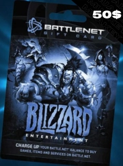 50 USD Battle.net Gift Card (Có sẵn)