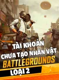 PUBG PC Loại 2: Tài khoản BATTLEGROUNDS Plus+ chưa tạo nhân vật