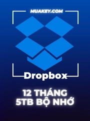 5TB Nâng Cấp Bộ Nhớ Dropbox 12 Tháng Chính Chủ