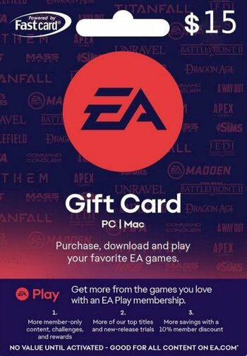 EA Play 15 USD Gift Card Key