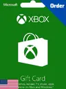 Xbox Live Gift Cards Order (USD)